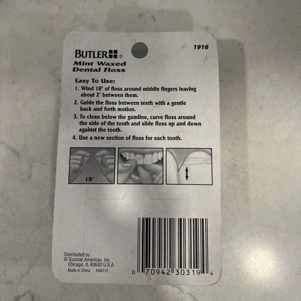 Sunstar G.U.M Gum‎ Dental Floss Mint Waxed 129m/140yd